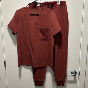*SOLD* Figs Catarina One Pocket Scrub Top & Zamora Regular Joggers Size Medium
